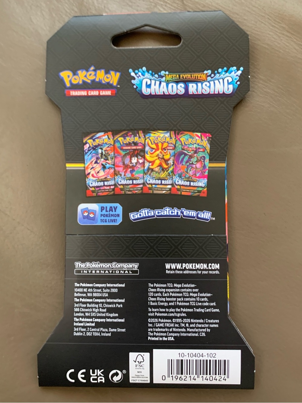Pokémon Mega Evolution S4
Chaos Rising Blaster - Picture 4 of 12